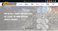 Desktop Screenshot of customwheelsnc.com
